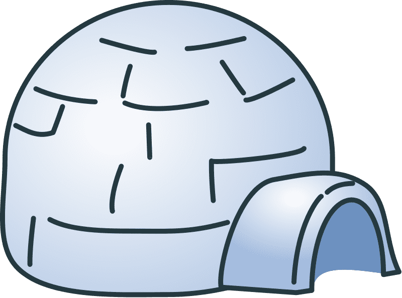 Igloo clipart free images