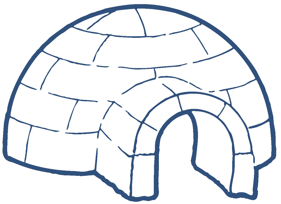 Igloo clipart free picture
