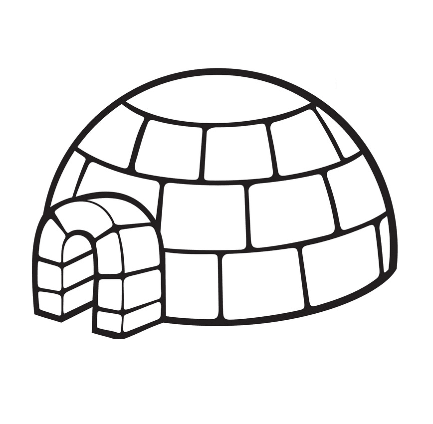 Igloo clipart picture