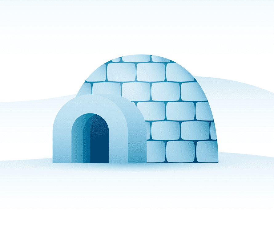 Igloo clipart png for kids