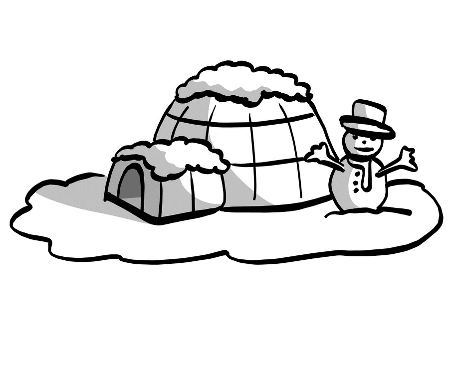 Igloo clipart png image
