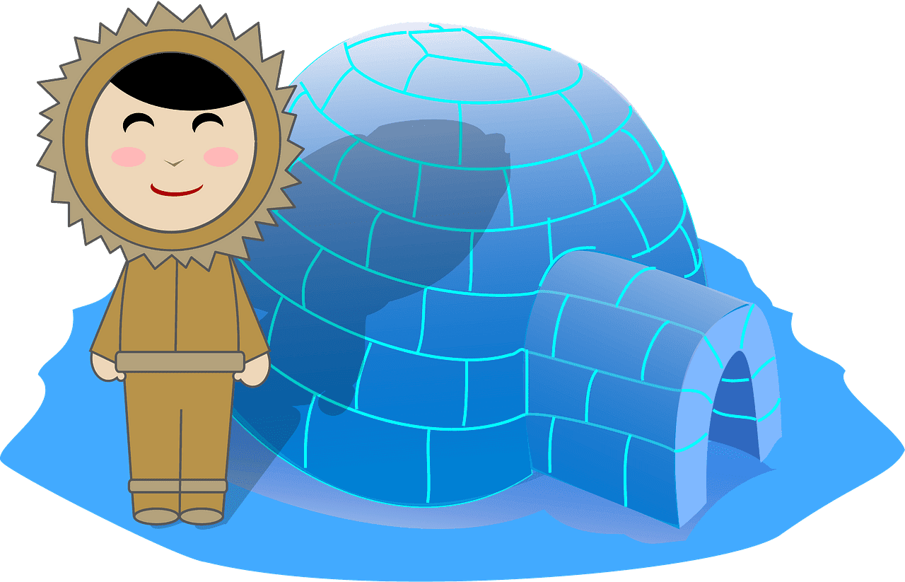 Igloo clipart transparent background 1