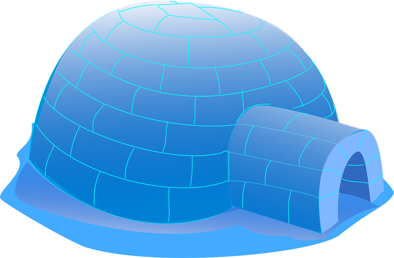 Igloo clipart transparent for free