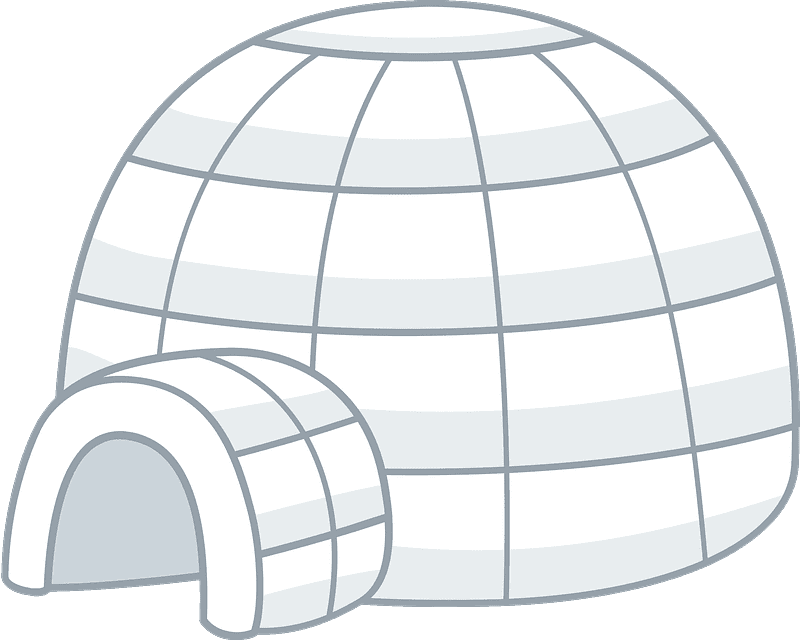 Igloo clipart transparent images