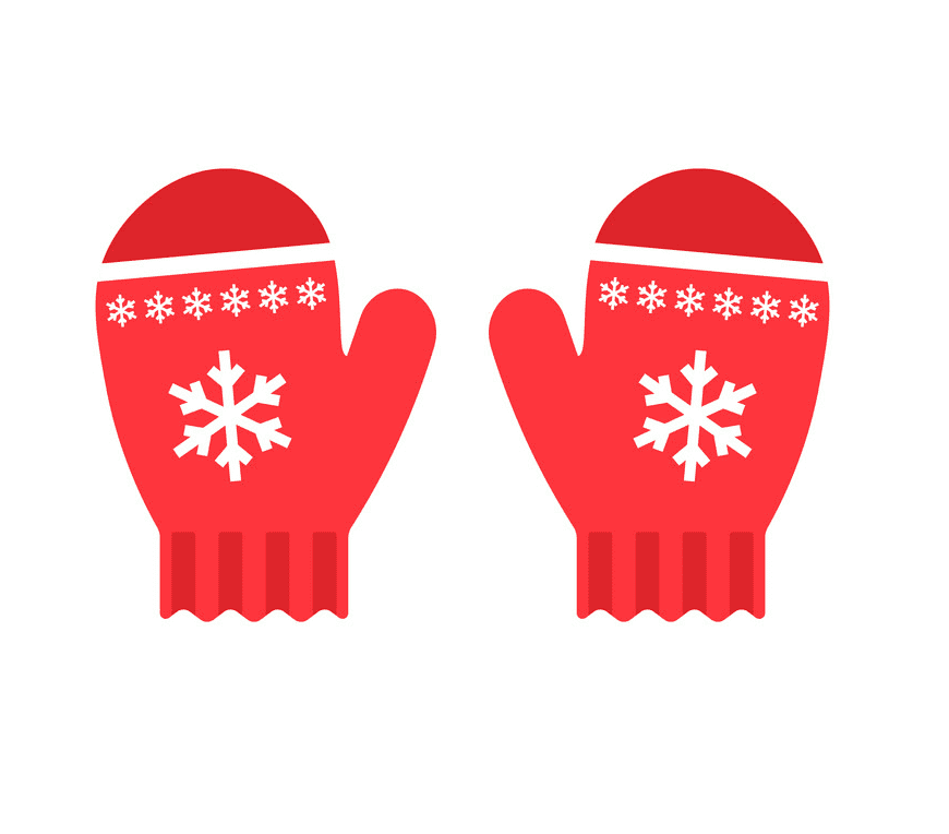 Mittens clipart free