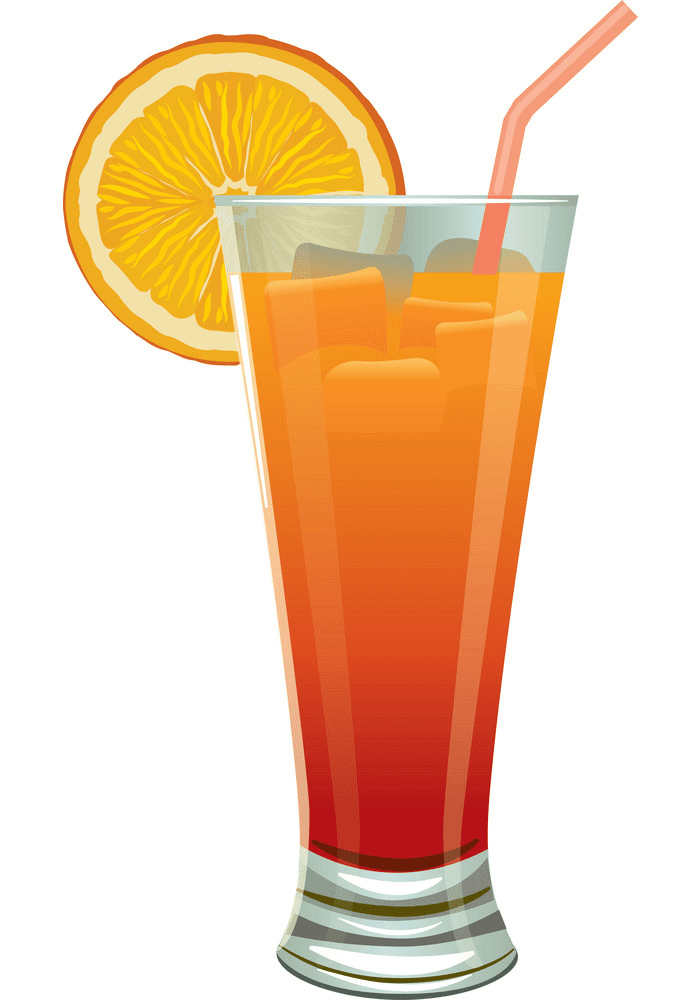 Orange Cocktail clipart