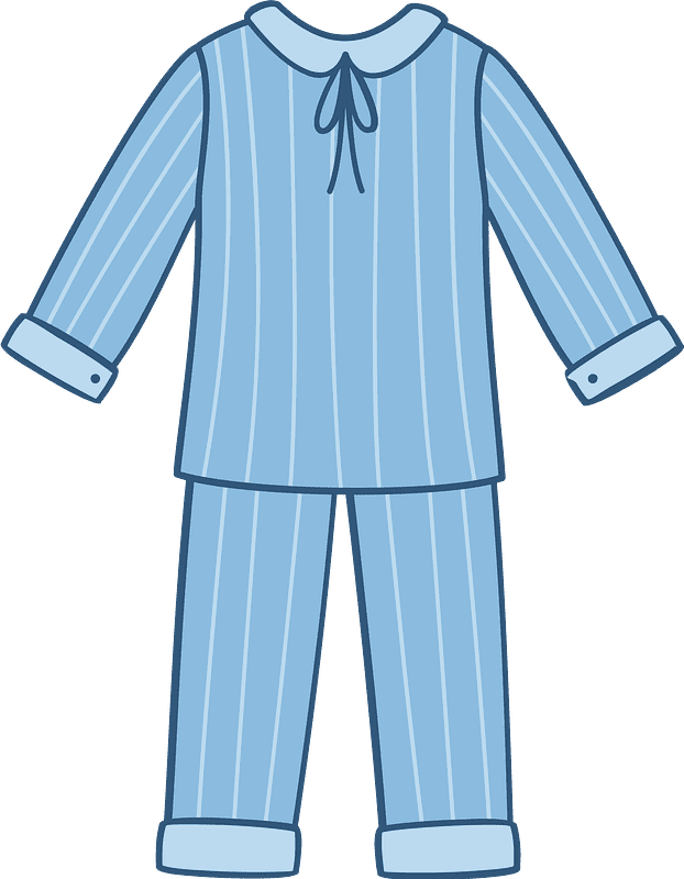 Pajamas clipart transparent for free