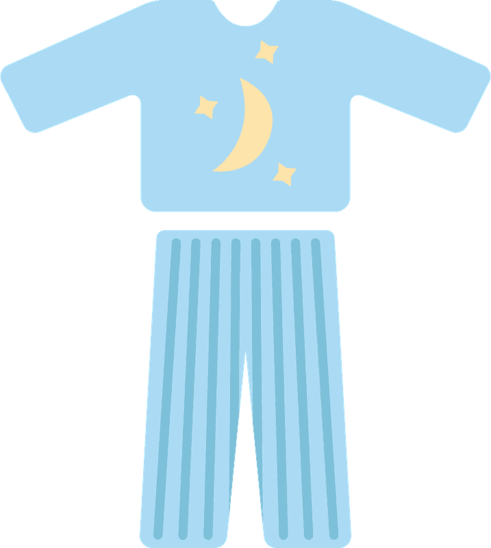 Pajamas clipart transparent free