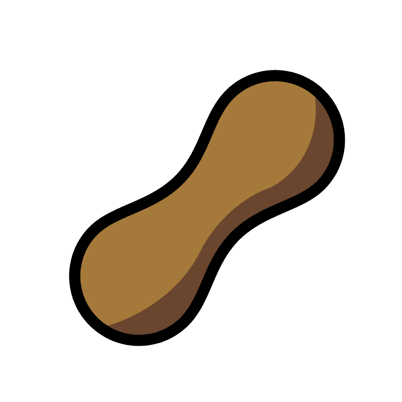 Peanut clipart transparent for kids