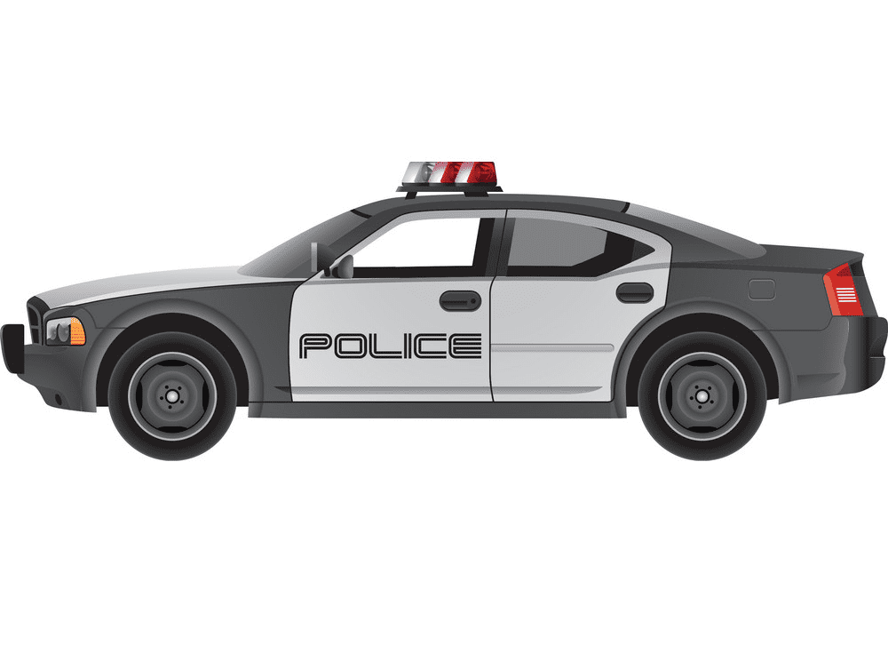 Police Car clipart for kids
