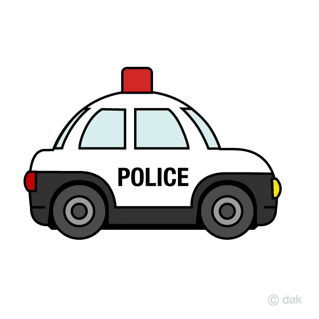 Police Car clipart free 1