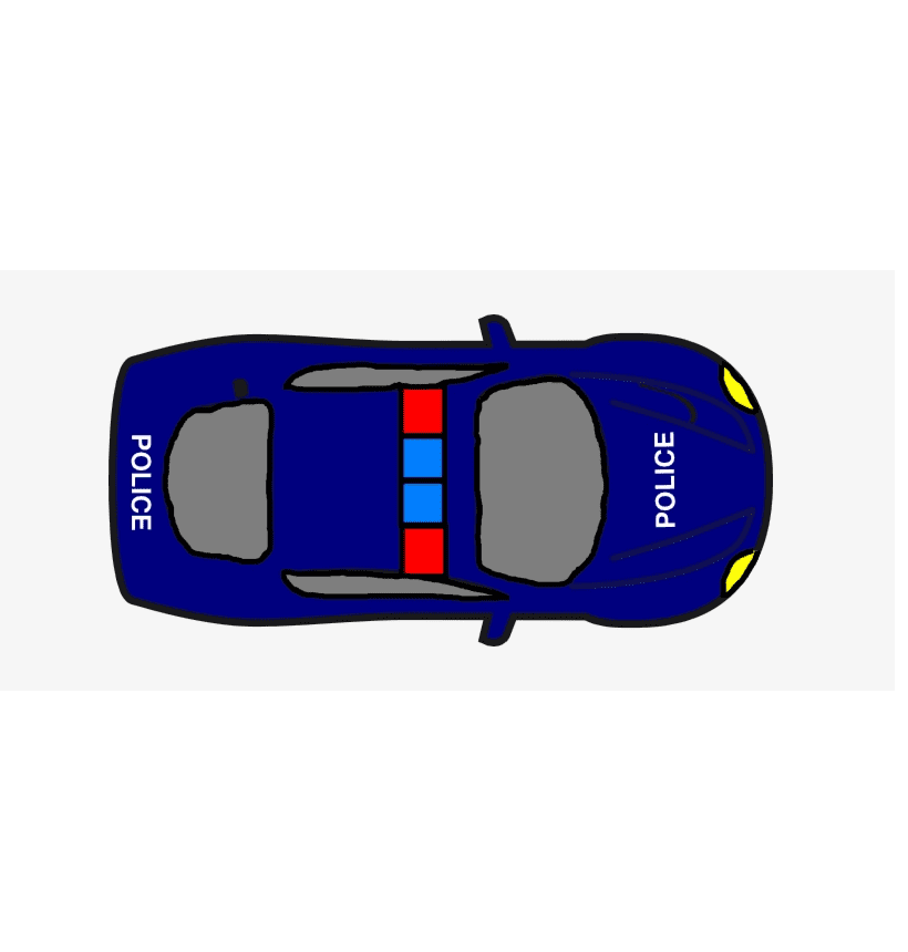 Police Car clipart free 10