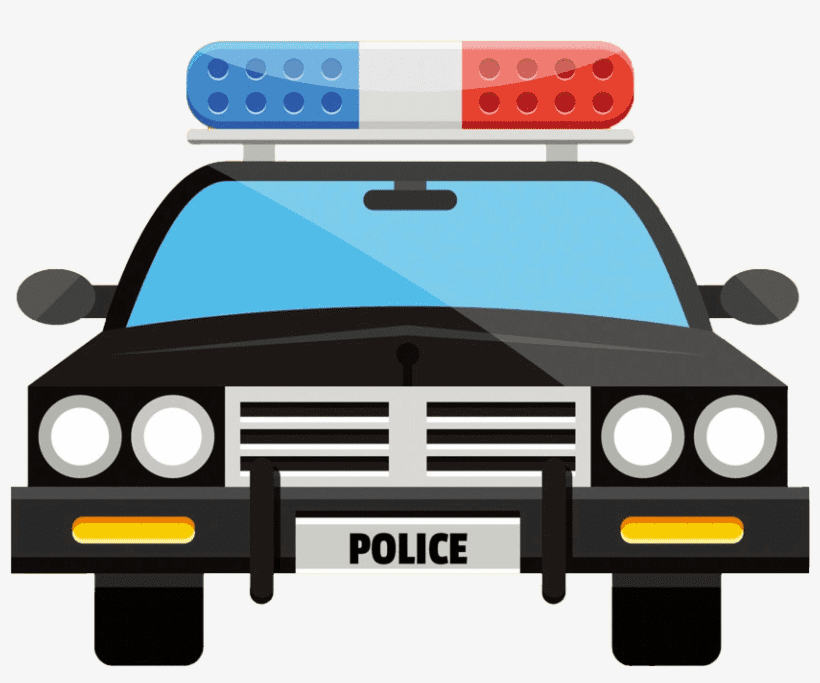 Police Car clipart free 3