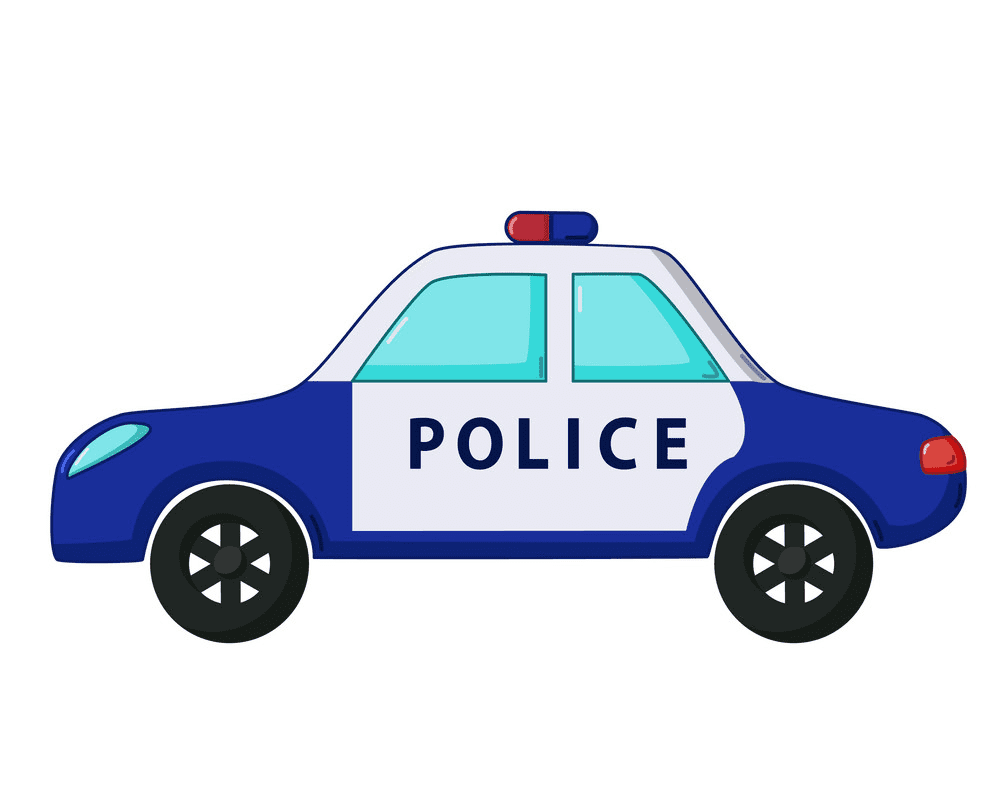 Police Car clipart free 9