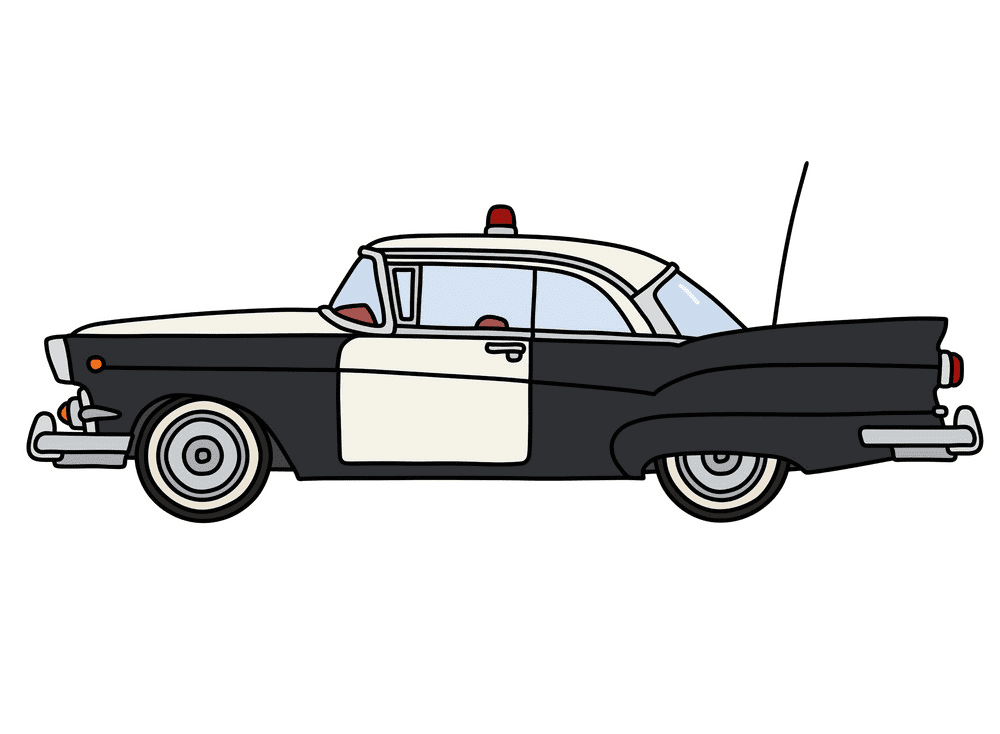 Police Car clipart free picture