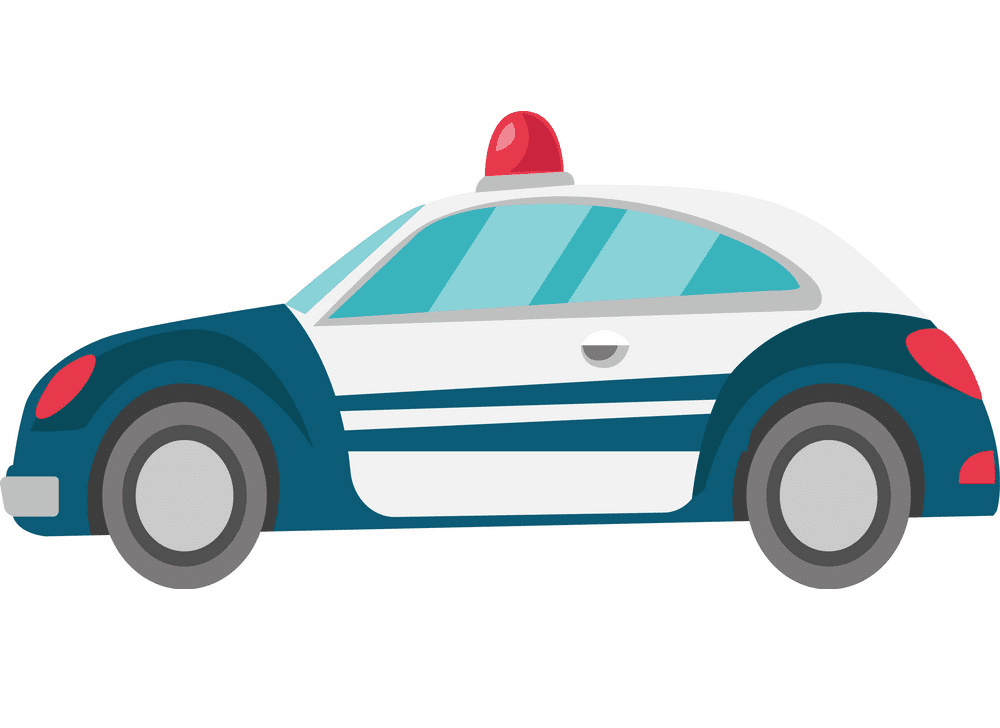Police Car clipart png for kid