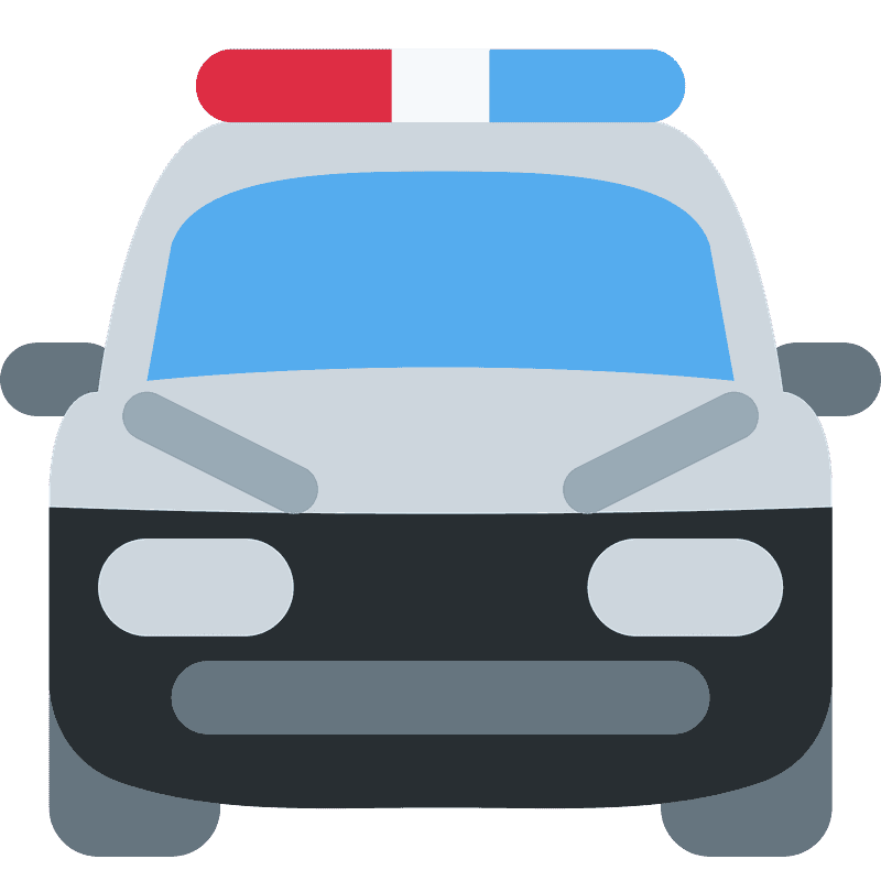 Police Car clipart transparent 7
