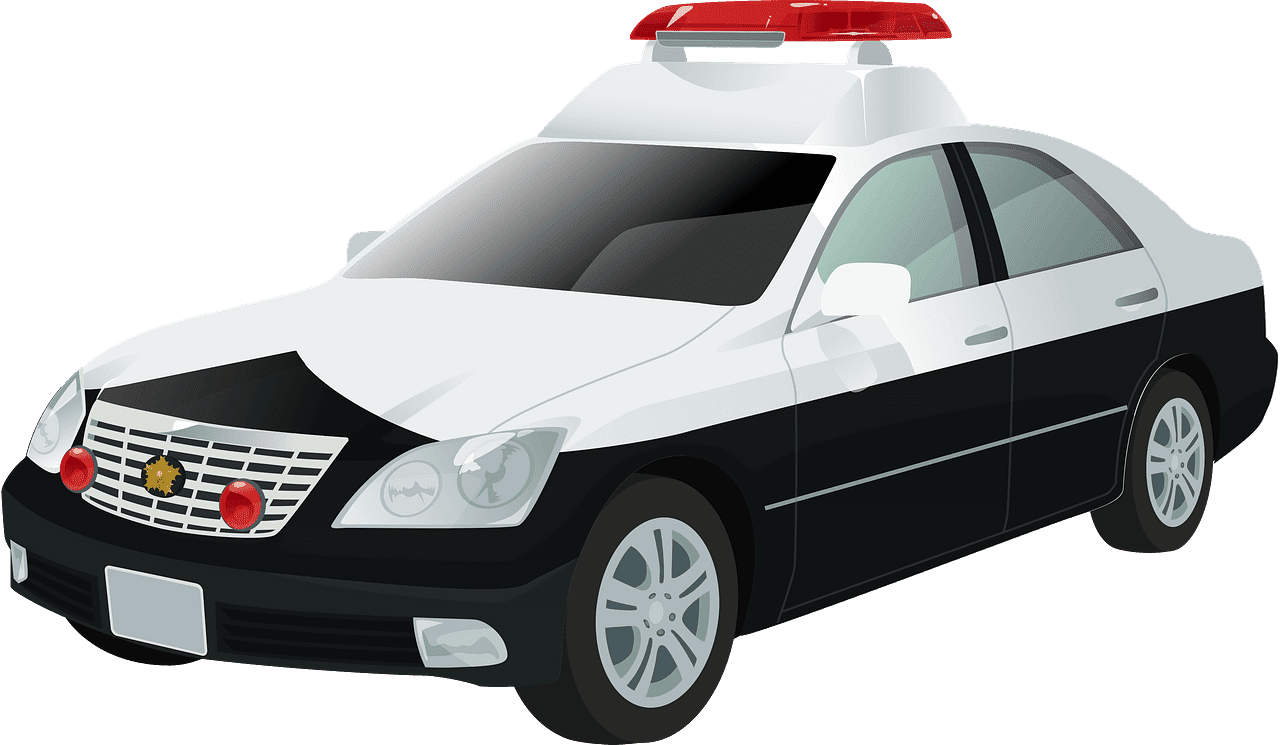 Police Car clipart transparent for free