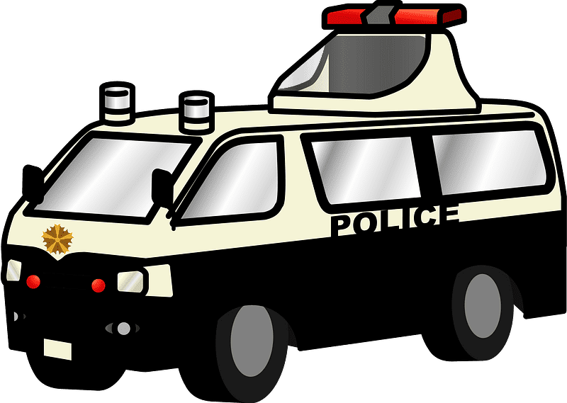 Police Car clipart transparent free