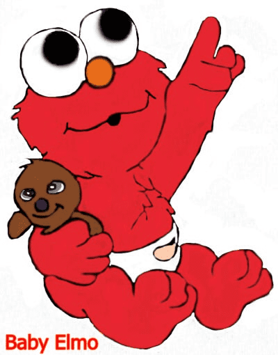 Baby Elmo clipart