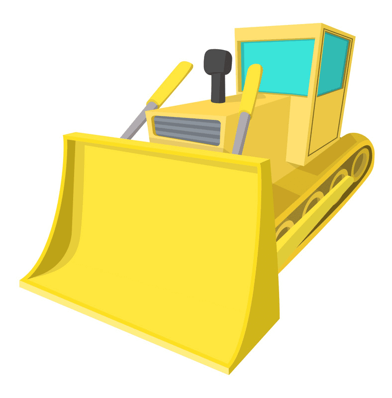 Bulldozer clipart png for kids