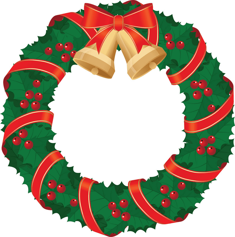 Christmas Wreath clipart free images