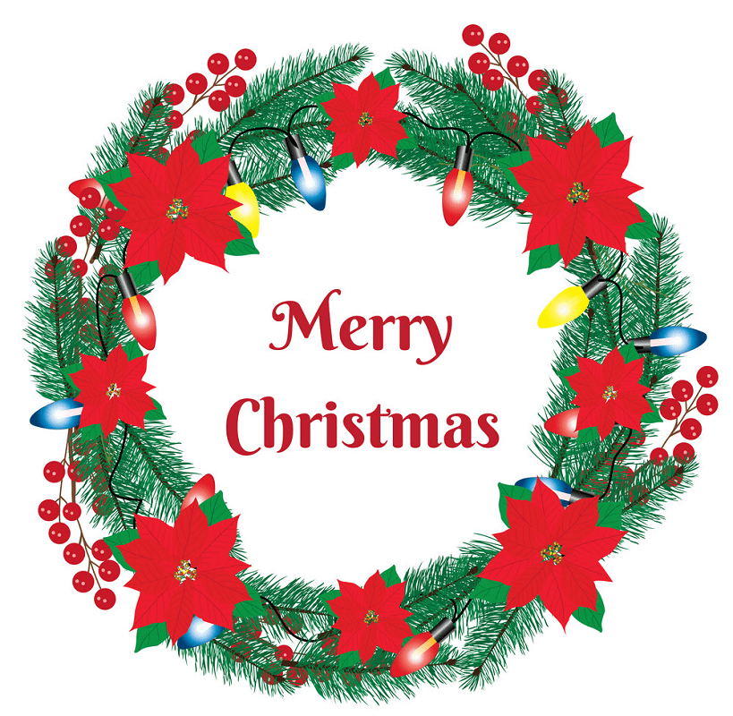 Christmas Wreath clipart free picture