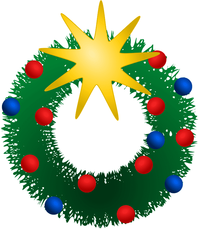 Christmas Wreath clipart image