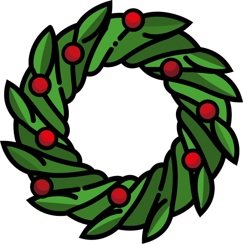 Christmas Wreath clipart images