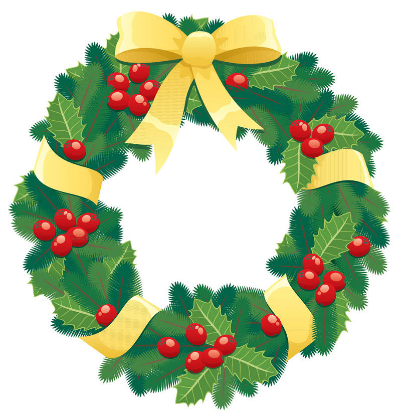 Christmas Wreath clipart png free