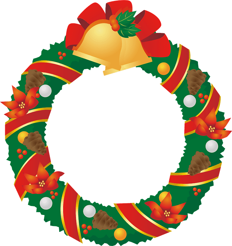 Christmas Wreath clipart transparent 10