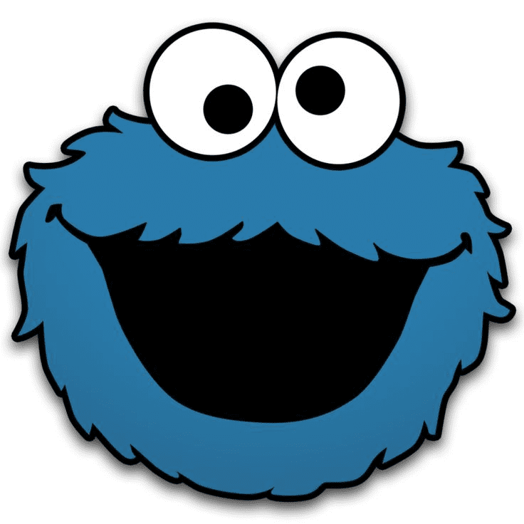 Cookie Monster clipart for kids