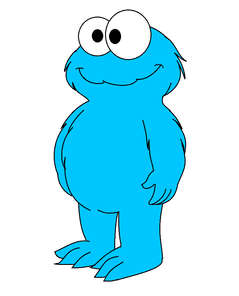 Cookie Monster clipart free for kids