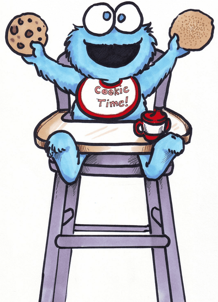 Cookie Monster clipart image