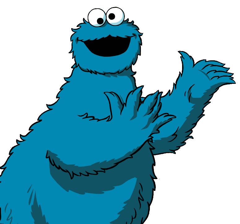 Cookie Monster clipart png for kid