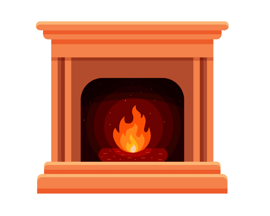 Fireplace clipart for free