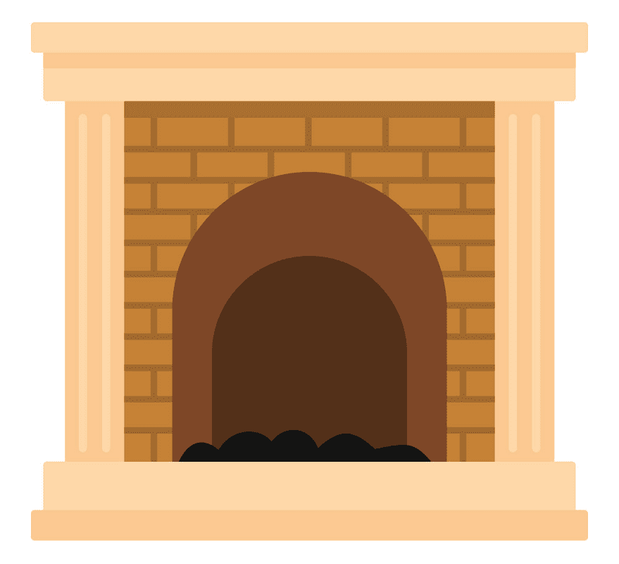 Fireplace clipart free download