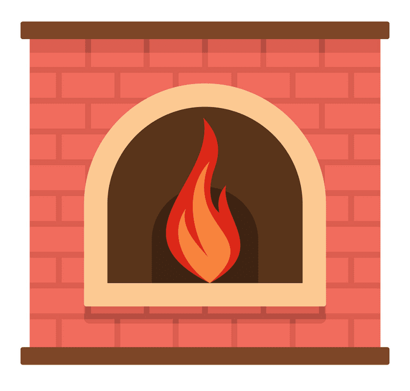 Fireplace clipart free images