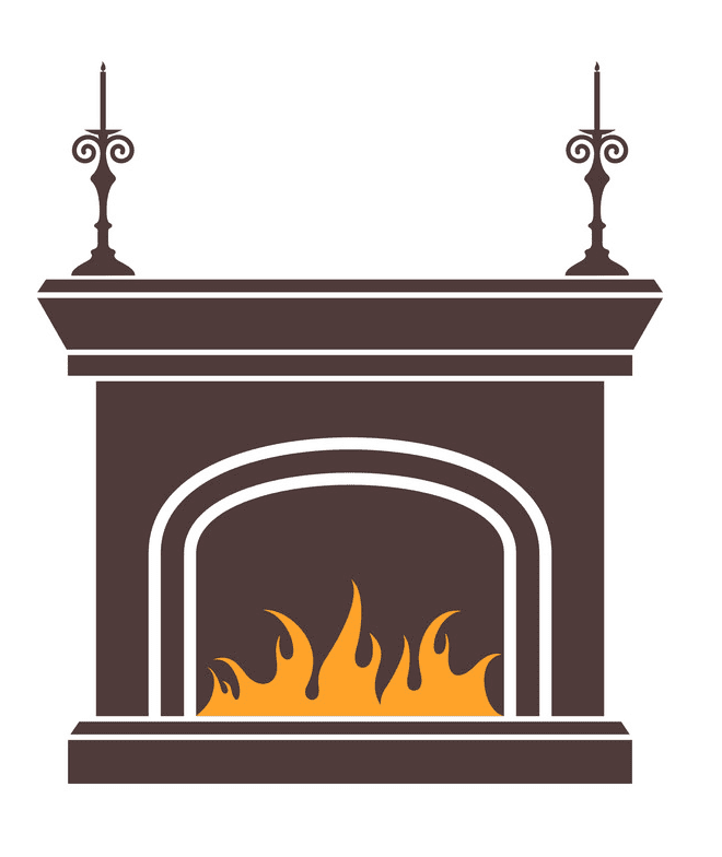 Fireplace clipart images