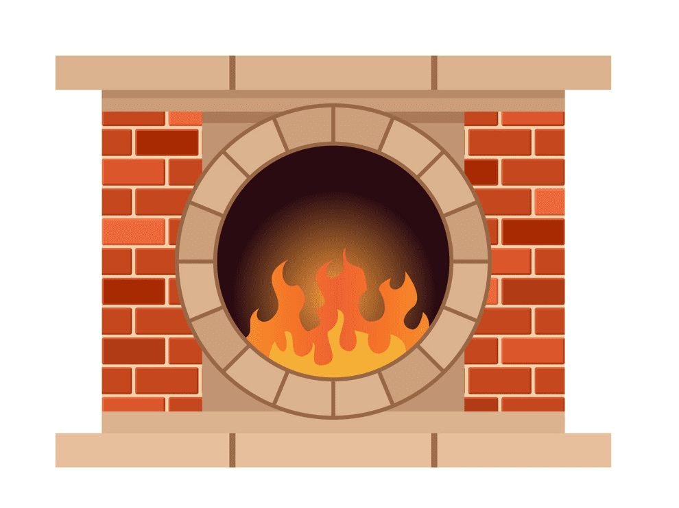 Fireplace clipart picture