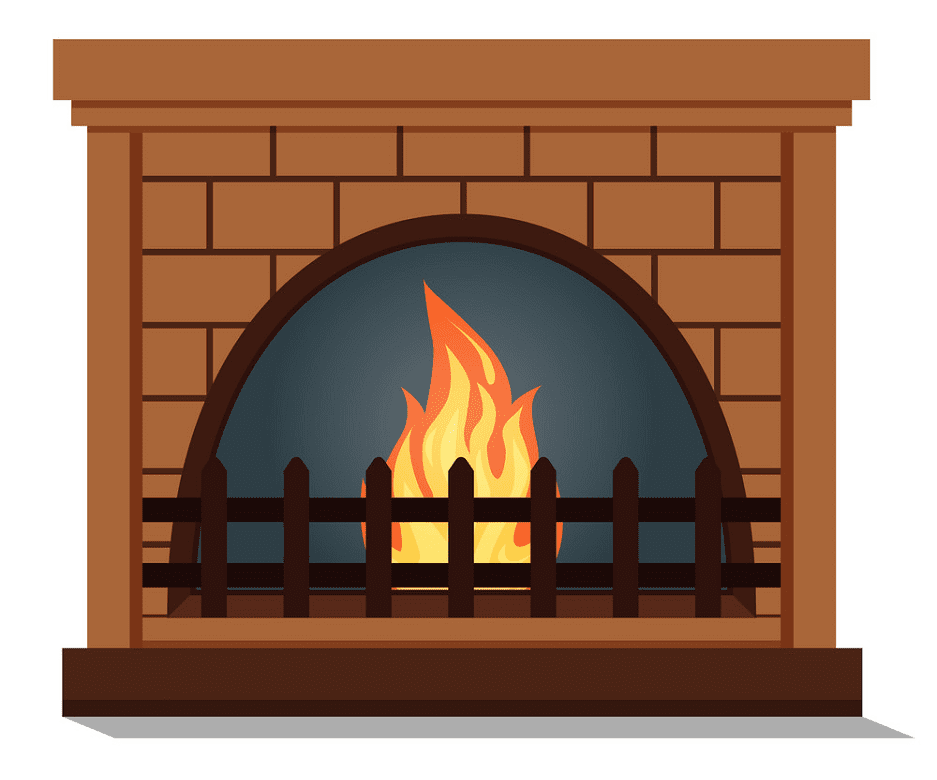 Fireplace clipart png 3