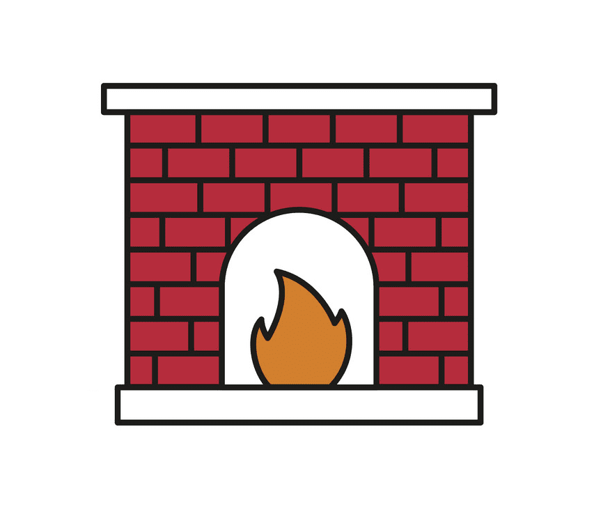 Fireplace clipart png 4