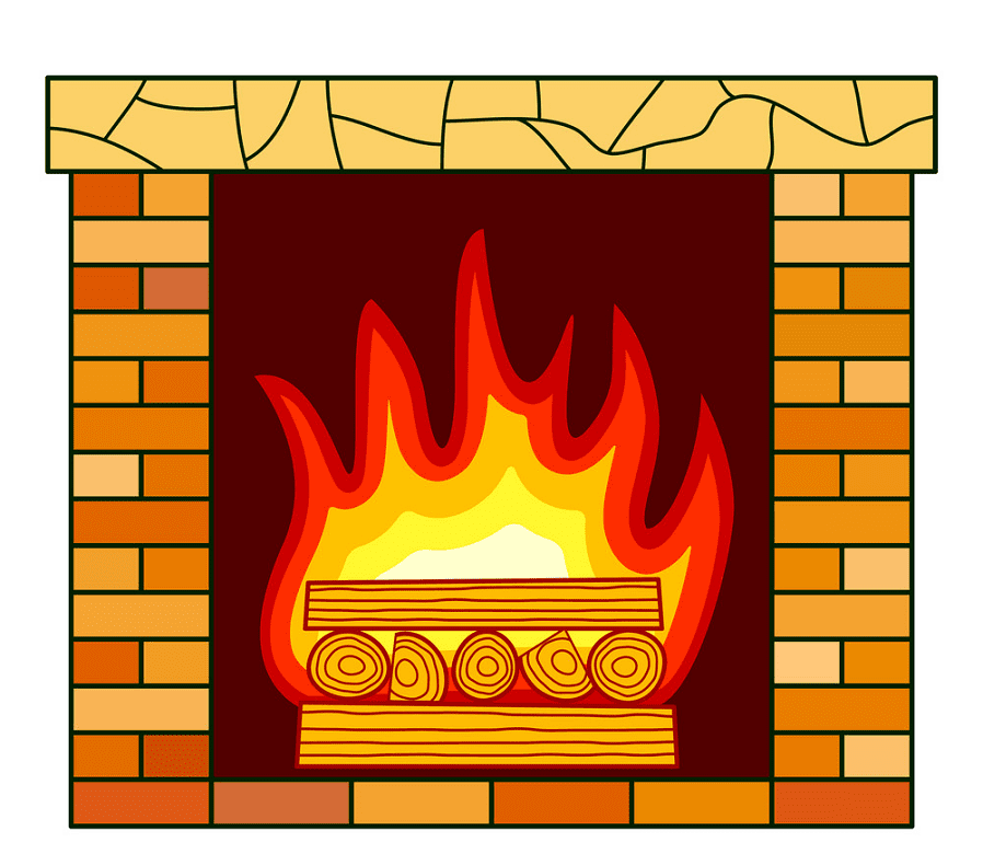 Fireplace clipart png 5