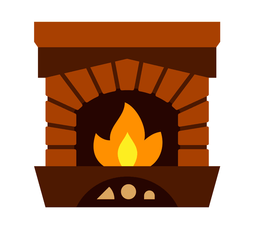 Fireplace clipart png 8
