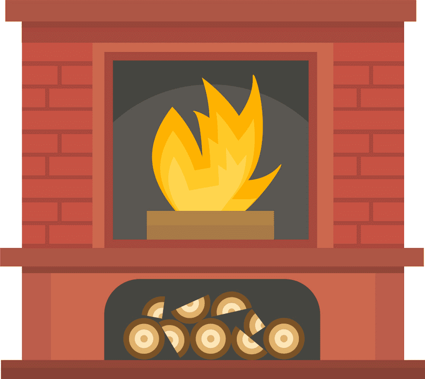 Fireplace clipart png free