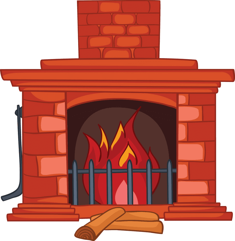 Fireplace Clipart