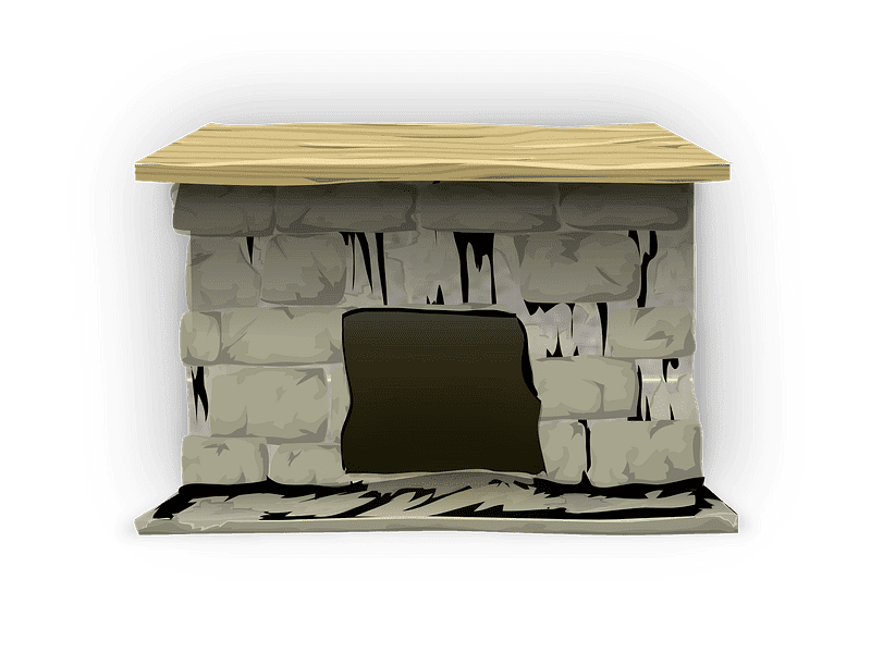 Fireplace clipart transparent background 10