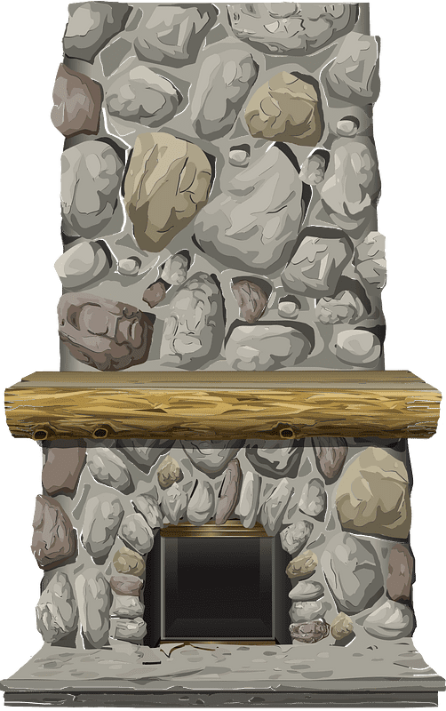 Fireplace clipart transparent background 3