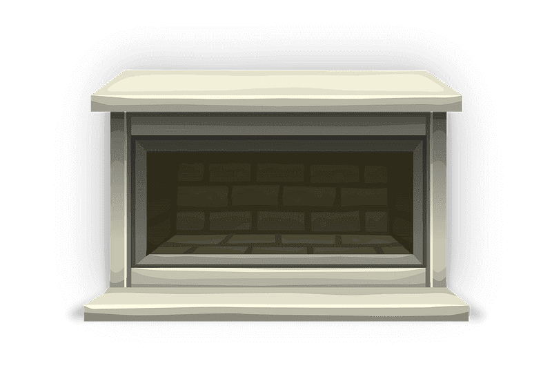 Fireplace clipart transparent background 4
