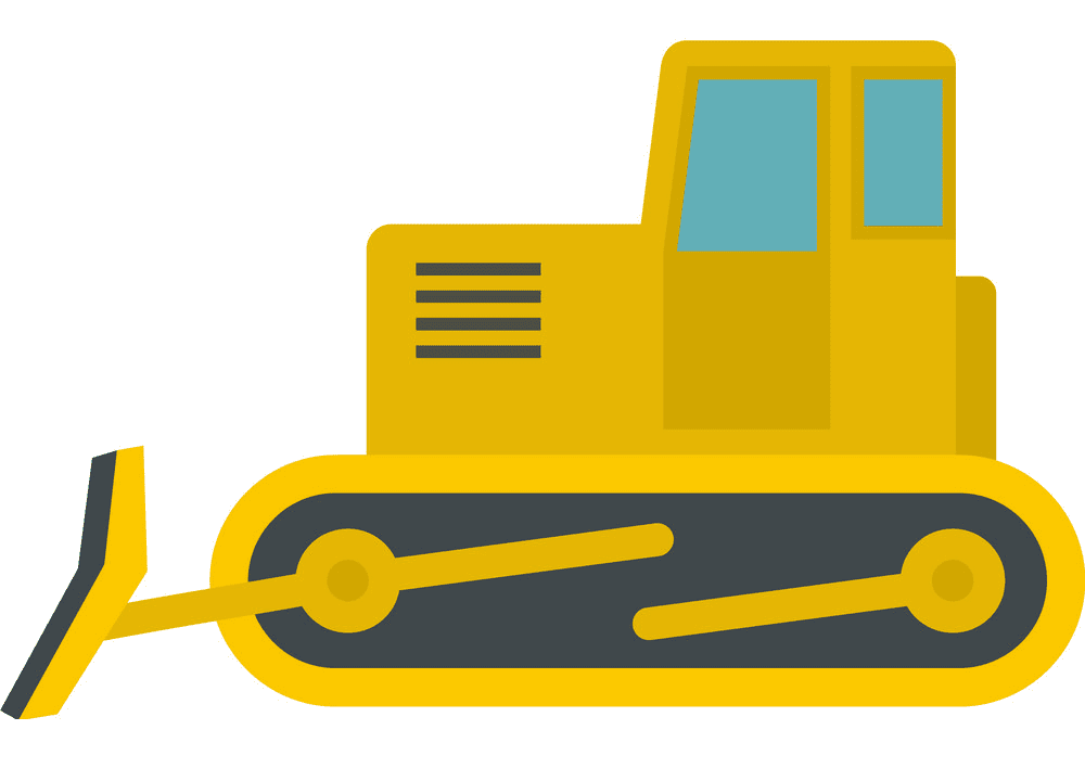 Free Bulldozer clipart images